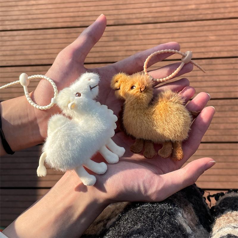 1PCS Mini Camel Plush Keychain - Mini Backpack Purse review and price