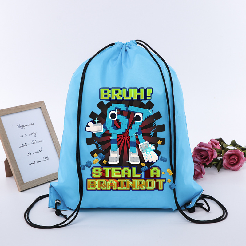 Steal A Brainrot 67 Six Seven  - Drawstring Gym Bag review and price