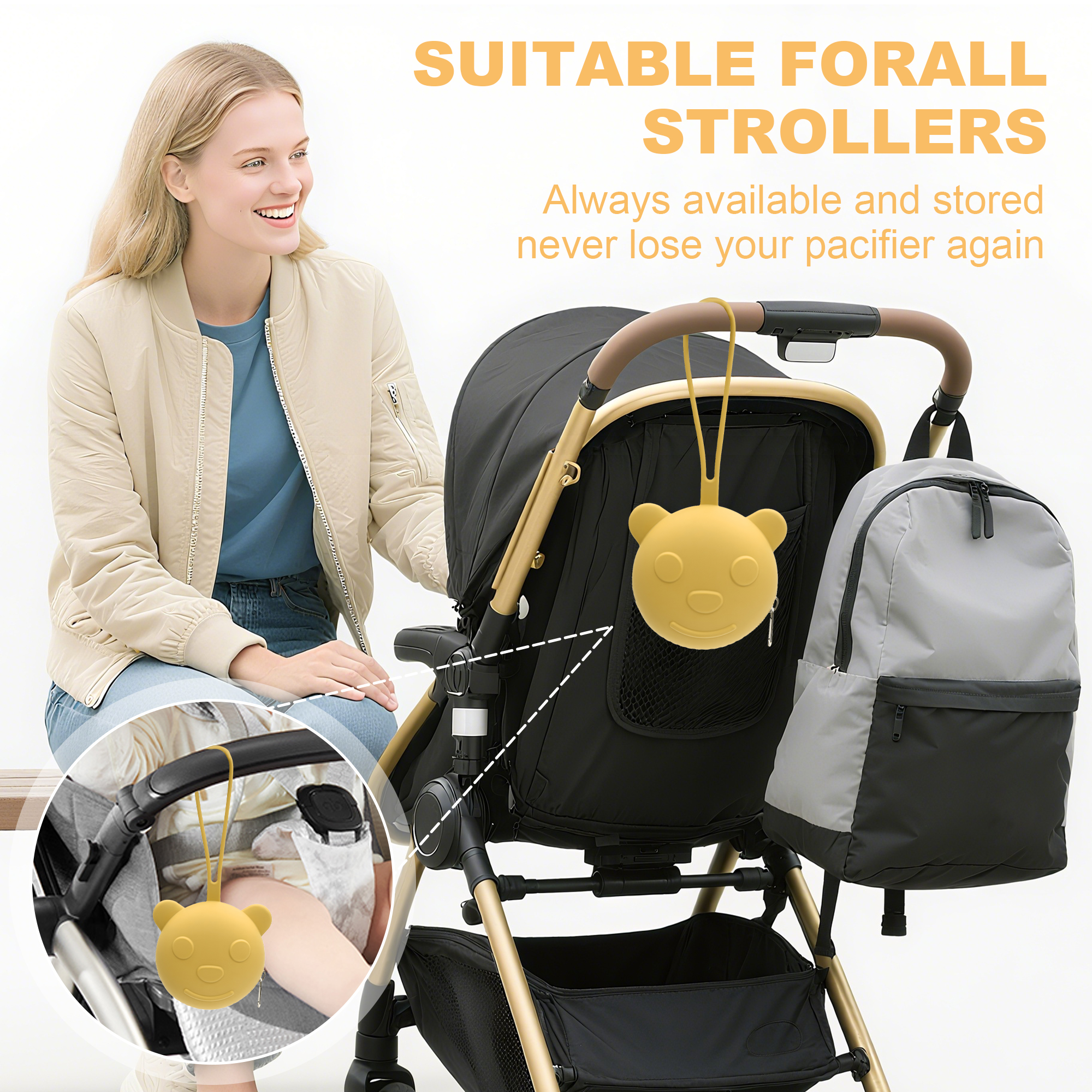 Portable silicone pacifier bag - Backpack Diaper Bag review and price