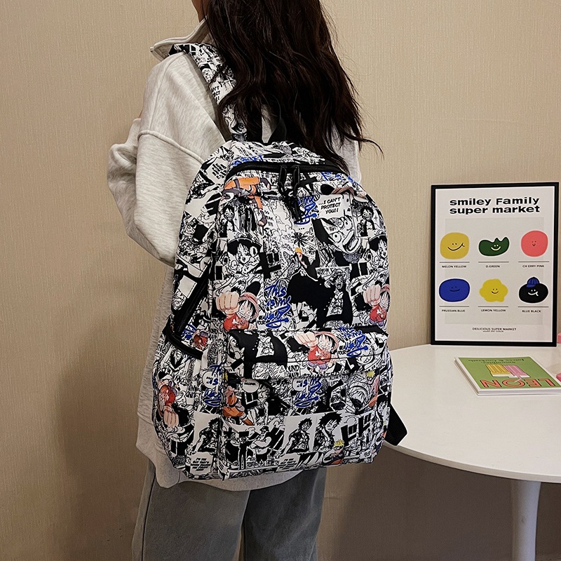 Trendy One Piece Luffy Anime B - School Backpack Teen review and price