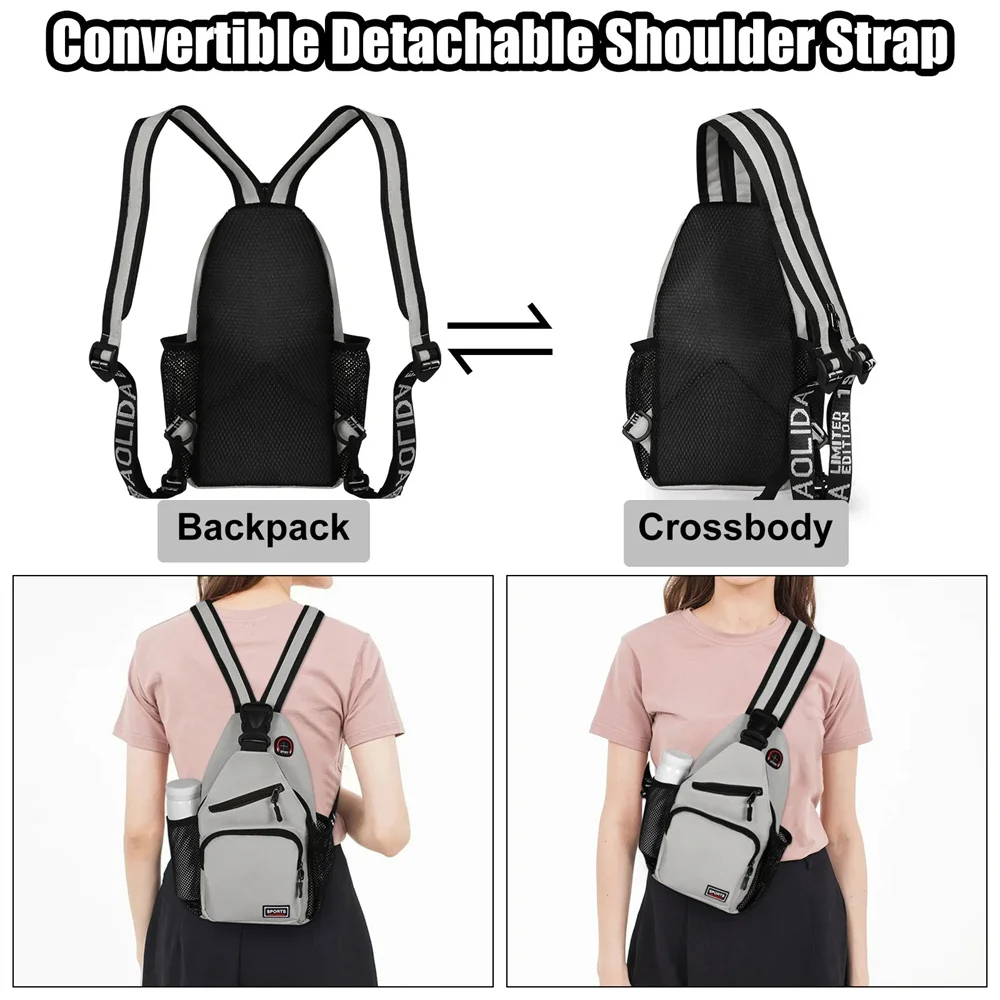 Multi-pocket Casual Chest Bag  - Sling Backpack Shoulder review and price