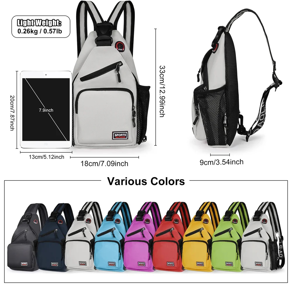 Multi-pocket Casual Chest Bag  - Sling Backpack Shoulder review and price
