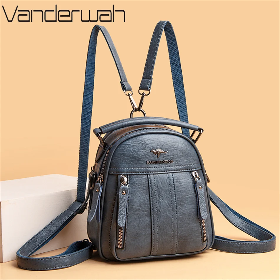 4 In 1 Leather Backpacks Multi - Leather Backpack Vintage review and price