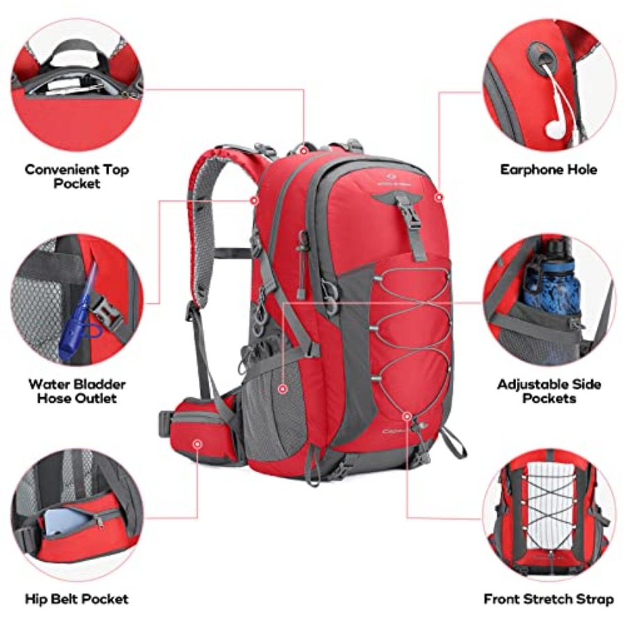 Hiking Backpack, Camping Backp - Rain Cover Backpack review and price