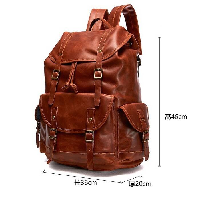XZAN Men S Bags Fashion Europe - Leather Backpack Vintage review and price