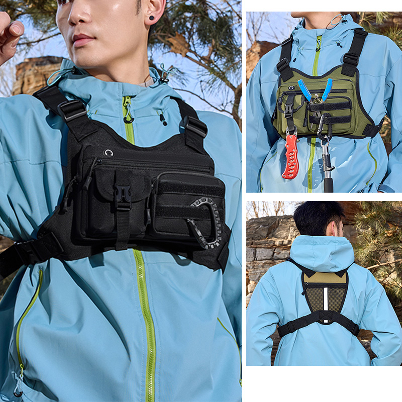 Outdoor Sports Chest Bag Vest  - Rucksack Military Style review and price