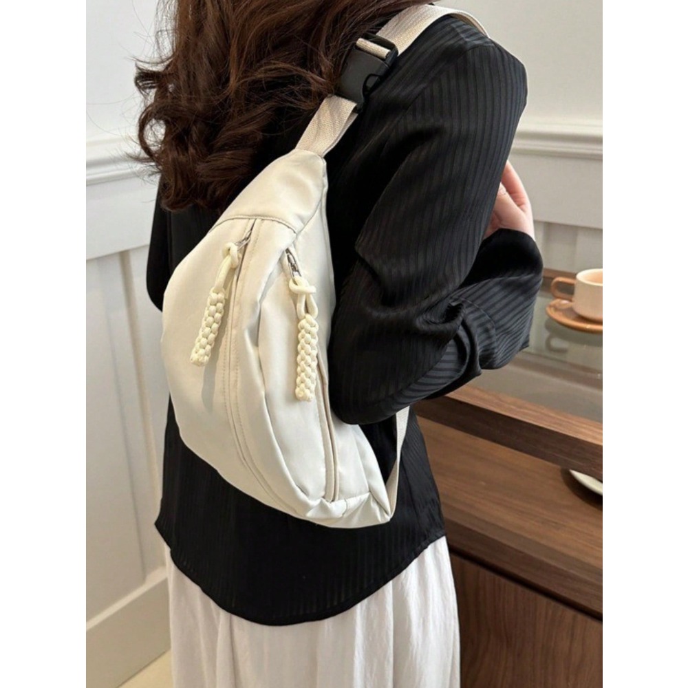 Large Capacity Nylon Chest Bag - Sling Backpack Shoulder review and price