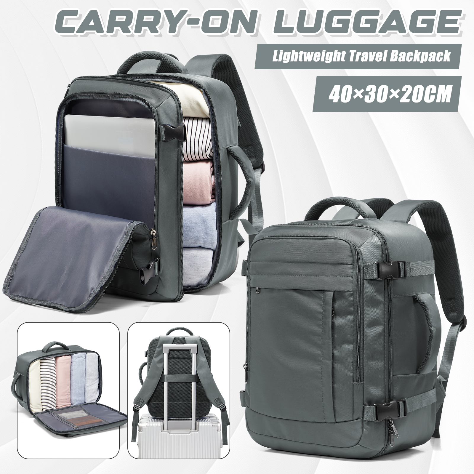 Ryanair Cabin Bags 40x30x20 Un - Canvas Backpack Casual review and price