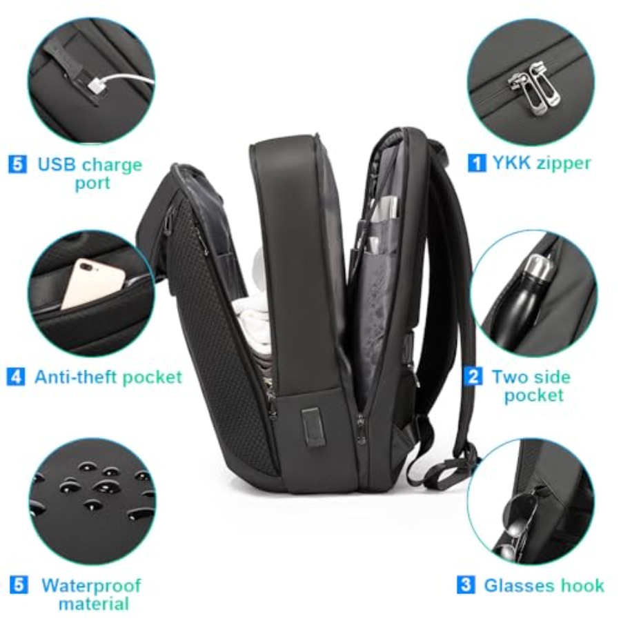 Smart Business Laptop Backpack - Laptop Backpack 15.6 review and price