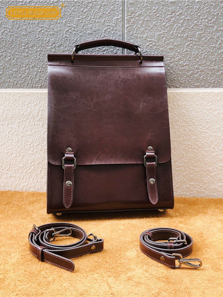 British Style Vintage Cow Spli - Leather Backpack Vintage review and price