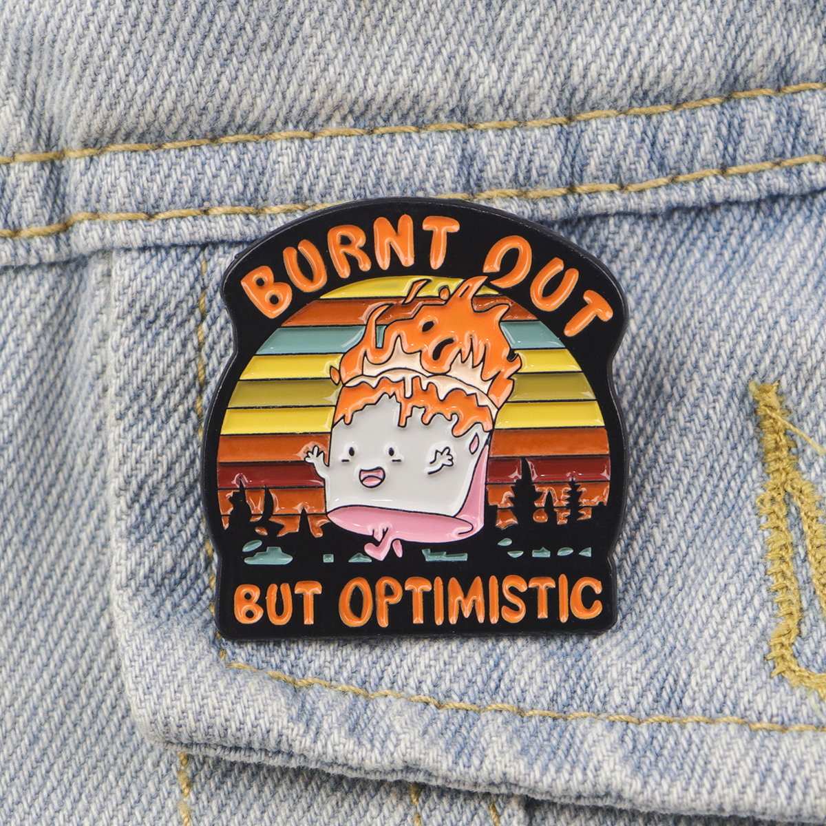 Fire Badges Enamel Pin Brooche - Fashion Backpack Women review and price