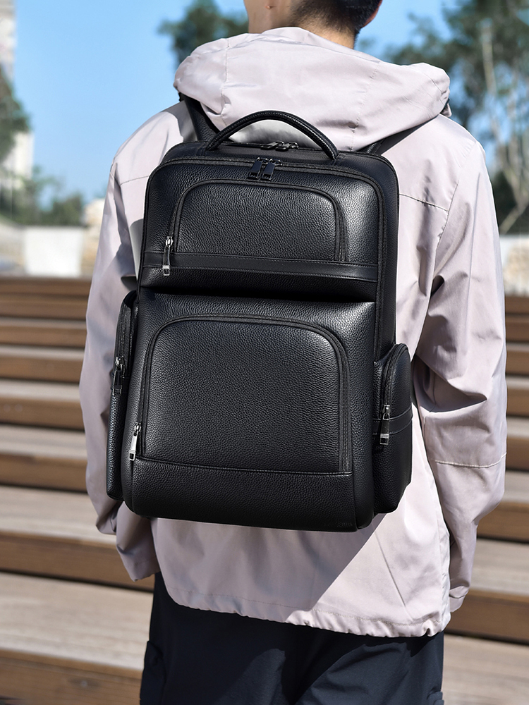 Men's Fashion Backpack PU Leat - Laptop Backpack 15.6 review and price