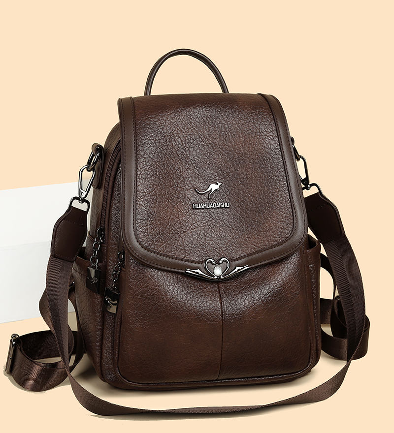 2026 new Ladies Bookbag Rucksa - Leather Backpack Vintage review and price