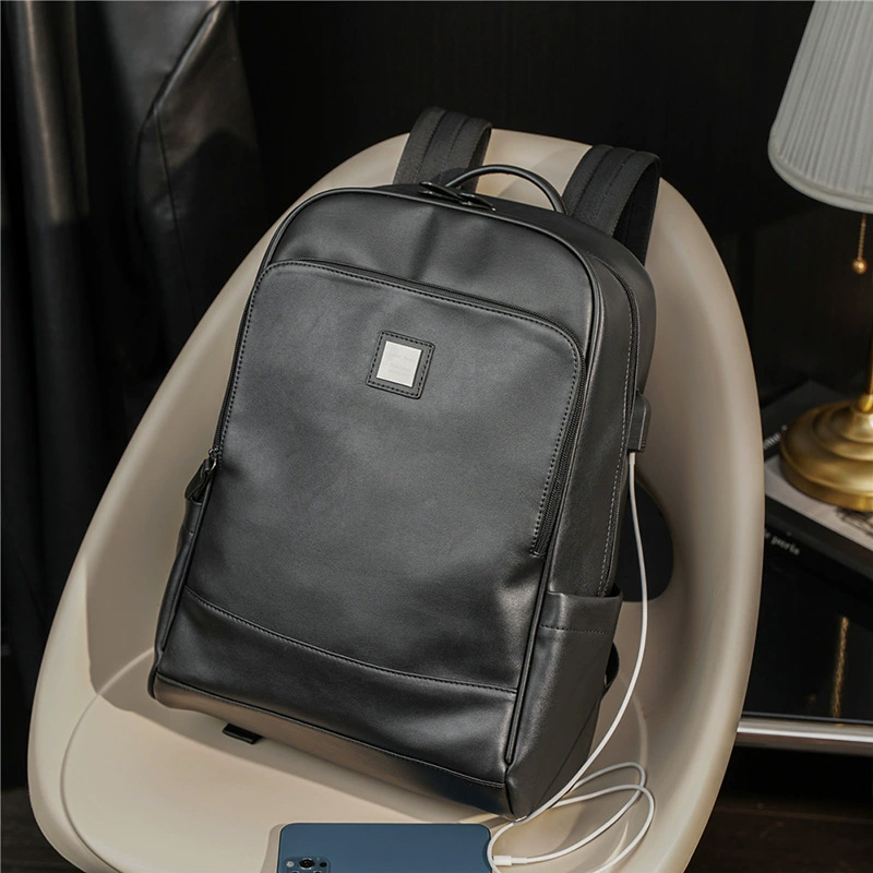 Man's PU Leather Backpack Exec - Leather Backpack Vintage review and price