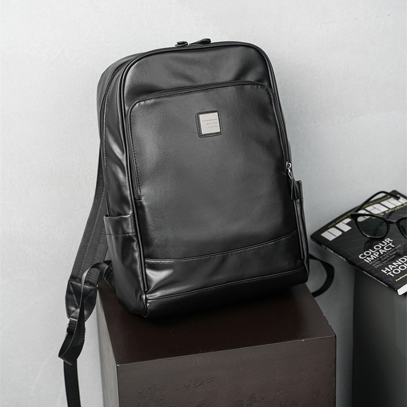 Man's PU Leather Backpack Exec - Leather Backpack Vintage review and price