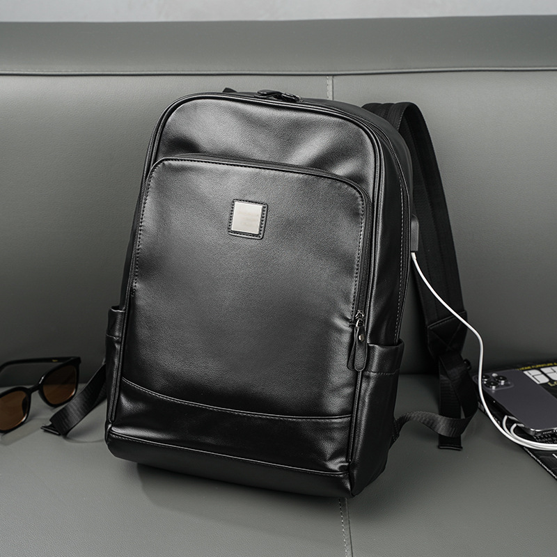 Man's PU Leather Backpack Exec - Leather Backpack Vintage review and price