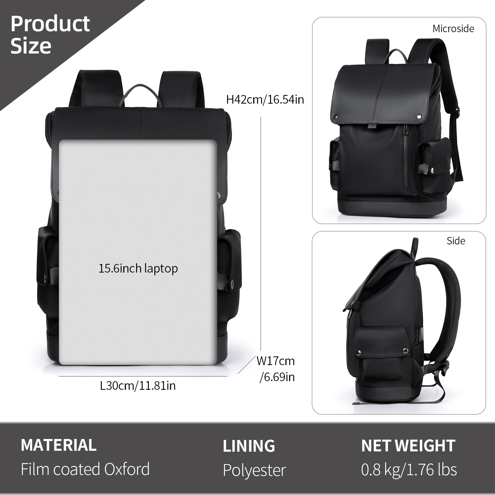 15.6in Laptop Backpack Oxford  - Hiking Backpack Waterproof review and price