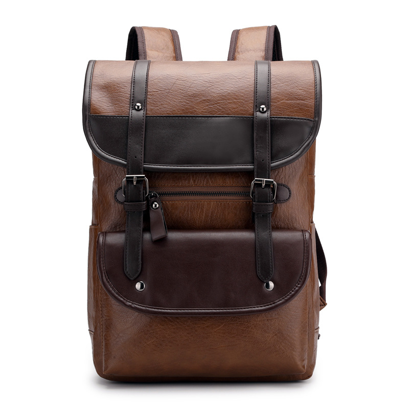 Vintage Leather Laptop Backpac - Business Backpack Brief review and price