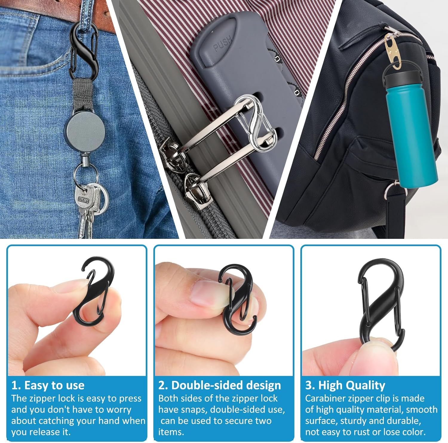 Lock Combo, Total 21PCS Clips  - Backpack Lock Combo review and price