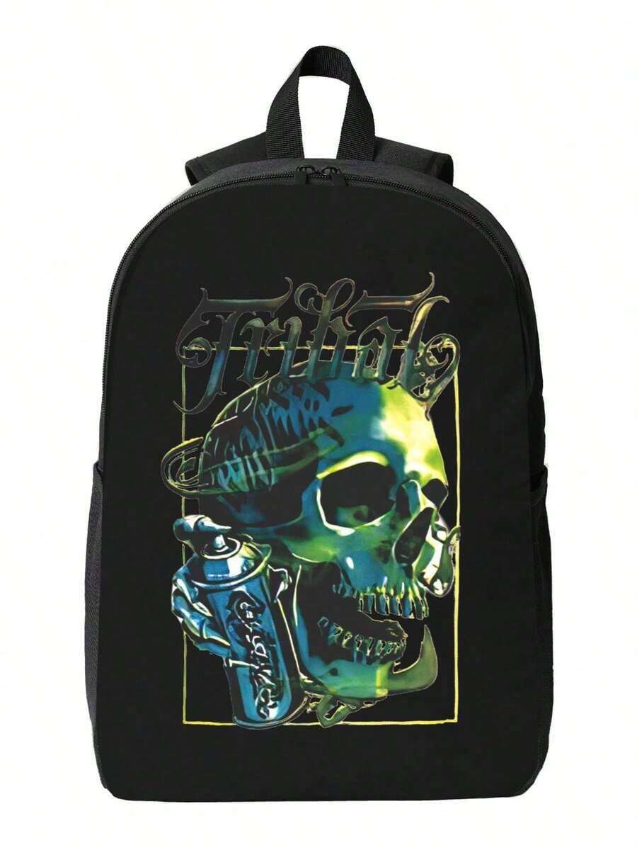 Graffiti Skull Waterproof Back - Travel Backpack Anti Theft review and price