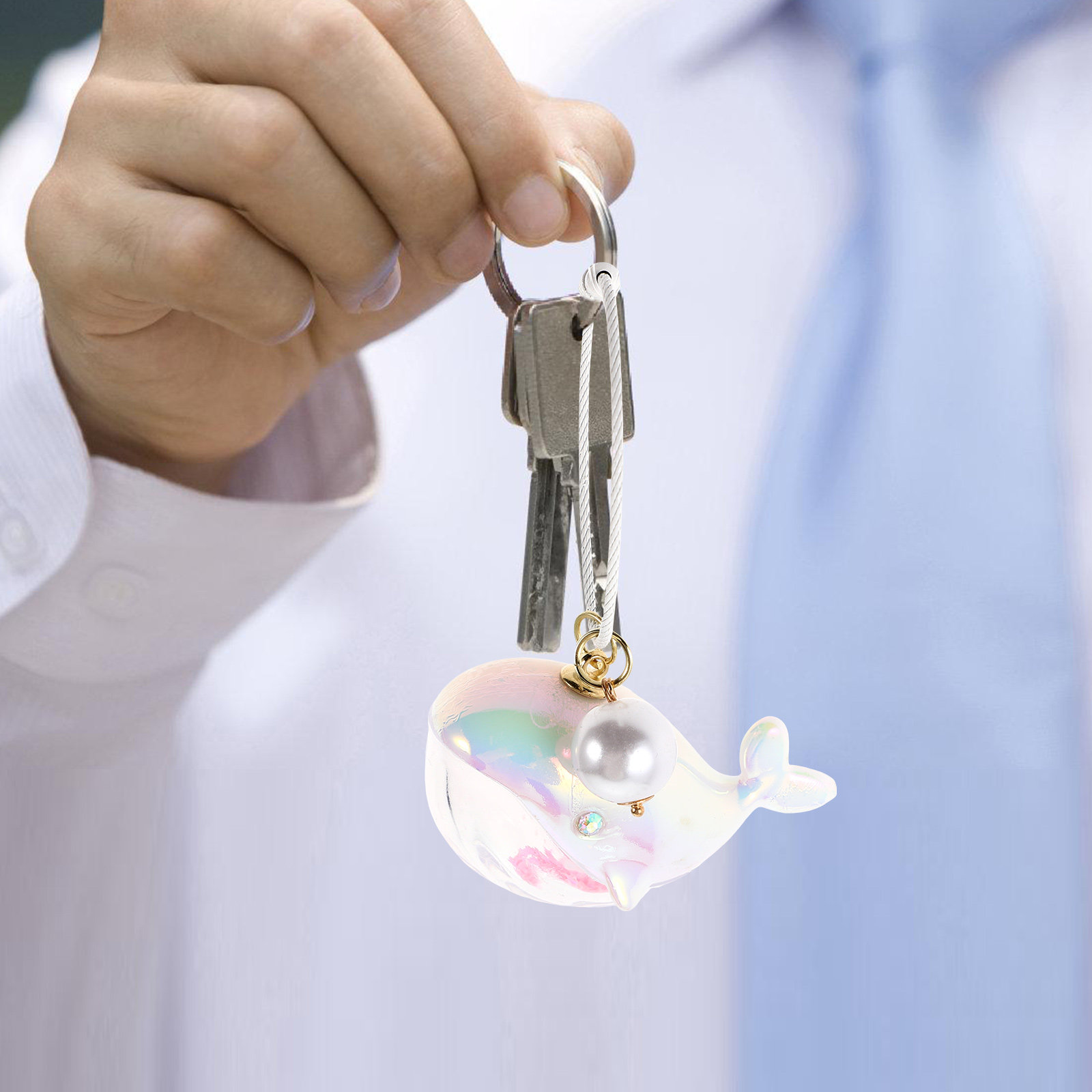 Adorable Whale Keychain Charm  - Mini Backpack Purse review and price