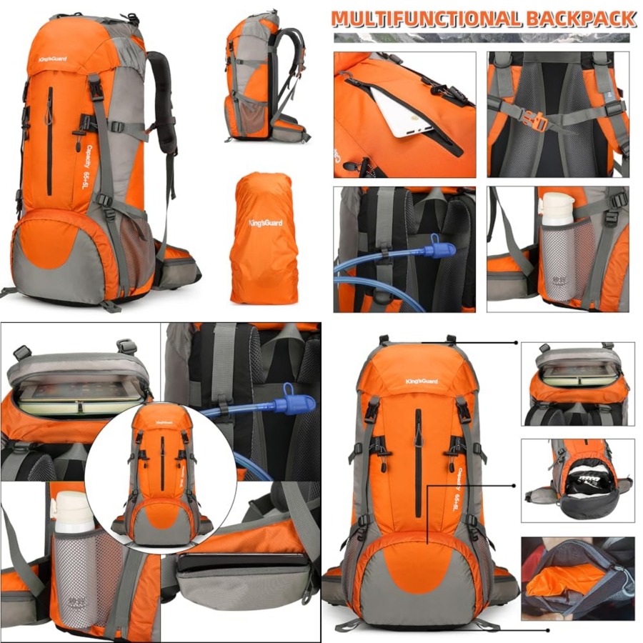 70L Hiking Backpack with Rain  - Hiking Backpack Waterproof review and price