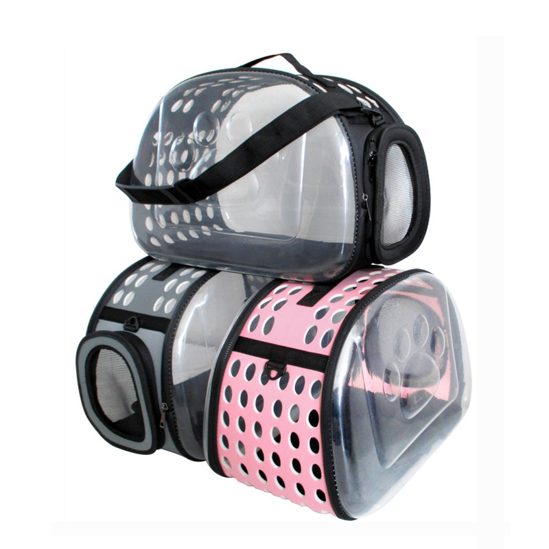 Transparent Pet Carrier Sling  - Foldable Backpack Small review and price