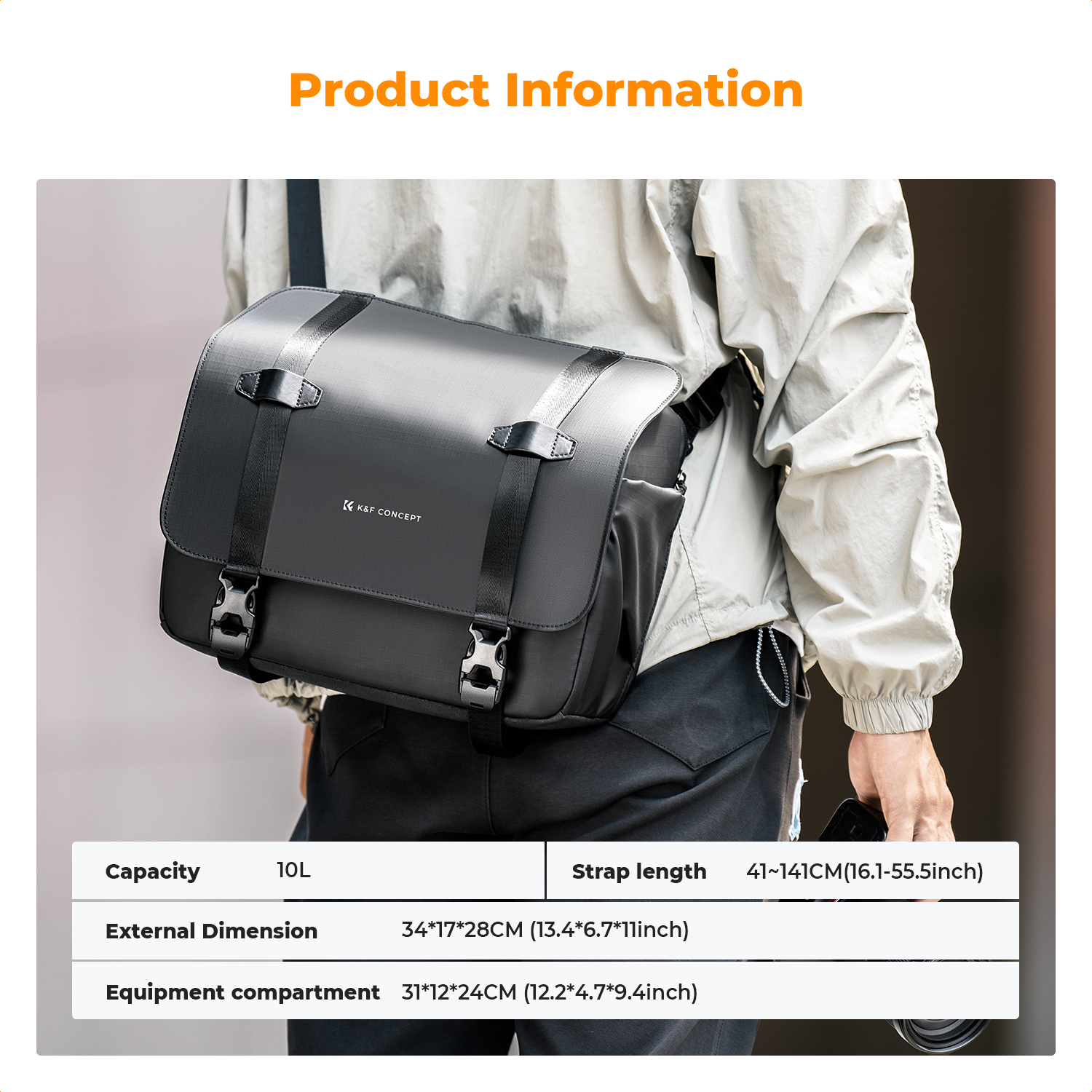 K&F CONCEPT 10L Camera Sling B - Sling Backpack Shoulder review and price