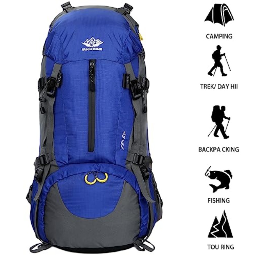50L Hiking Backpack Men Campin - Rain Cover Backpack review and price