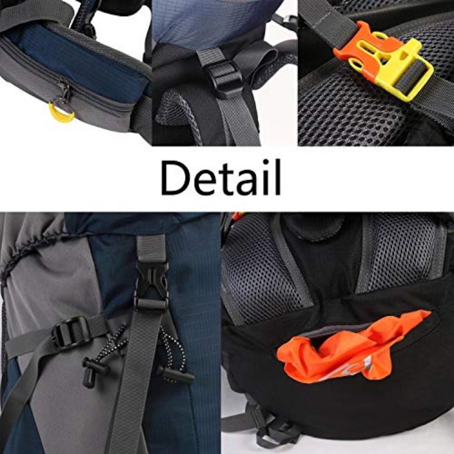 50L Hiking Backpack Men Campin - Rain Cover Backpack review and price