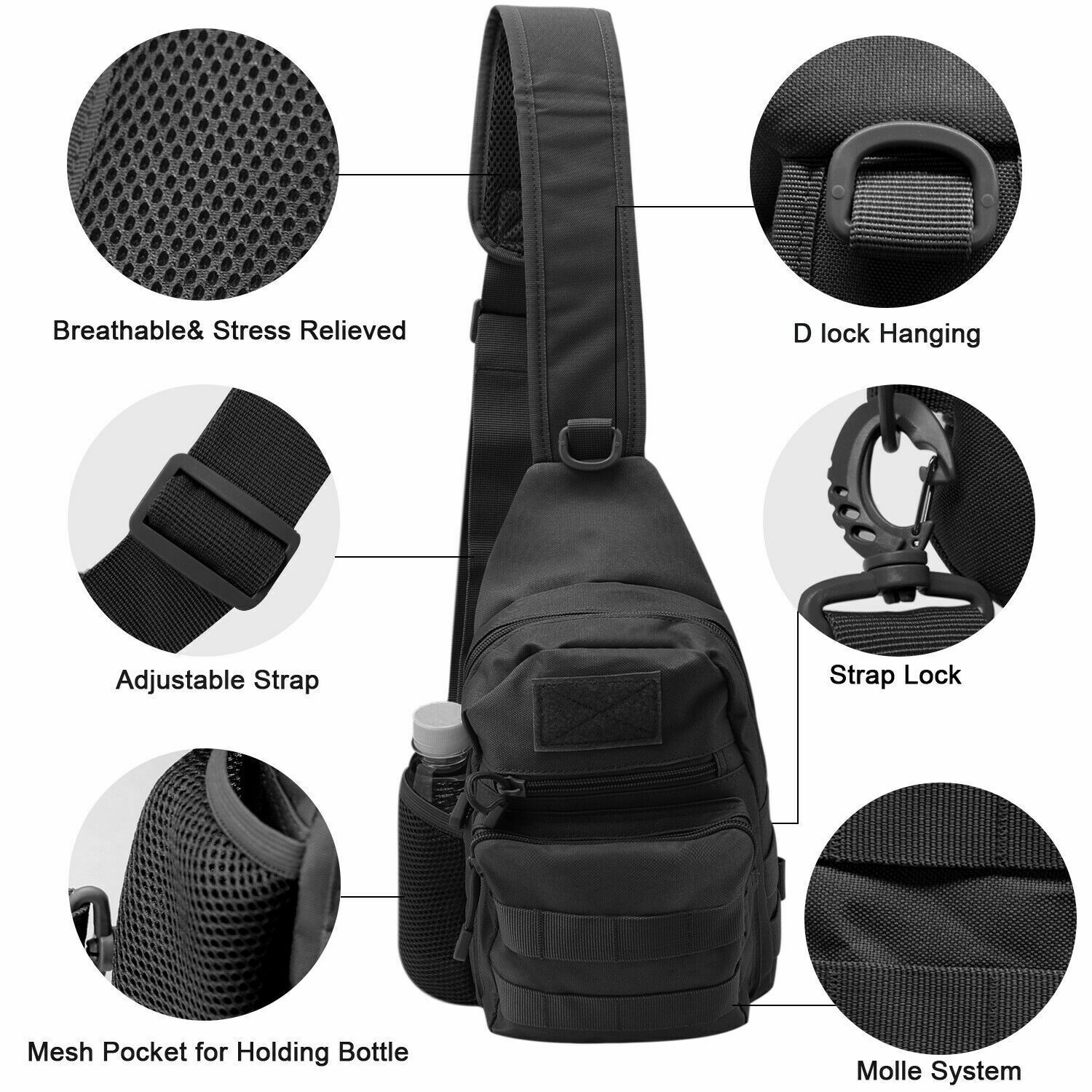 Tactical Sling Crossbody Backp - Sling Backpack Shoulder review and price