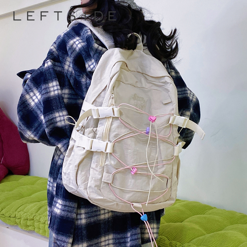 LEFTSIDE Women's Nylon Backpac - School Backpack Teen review and price